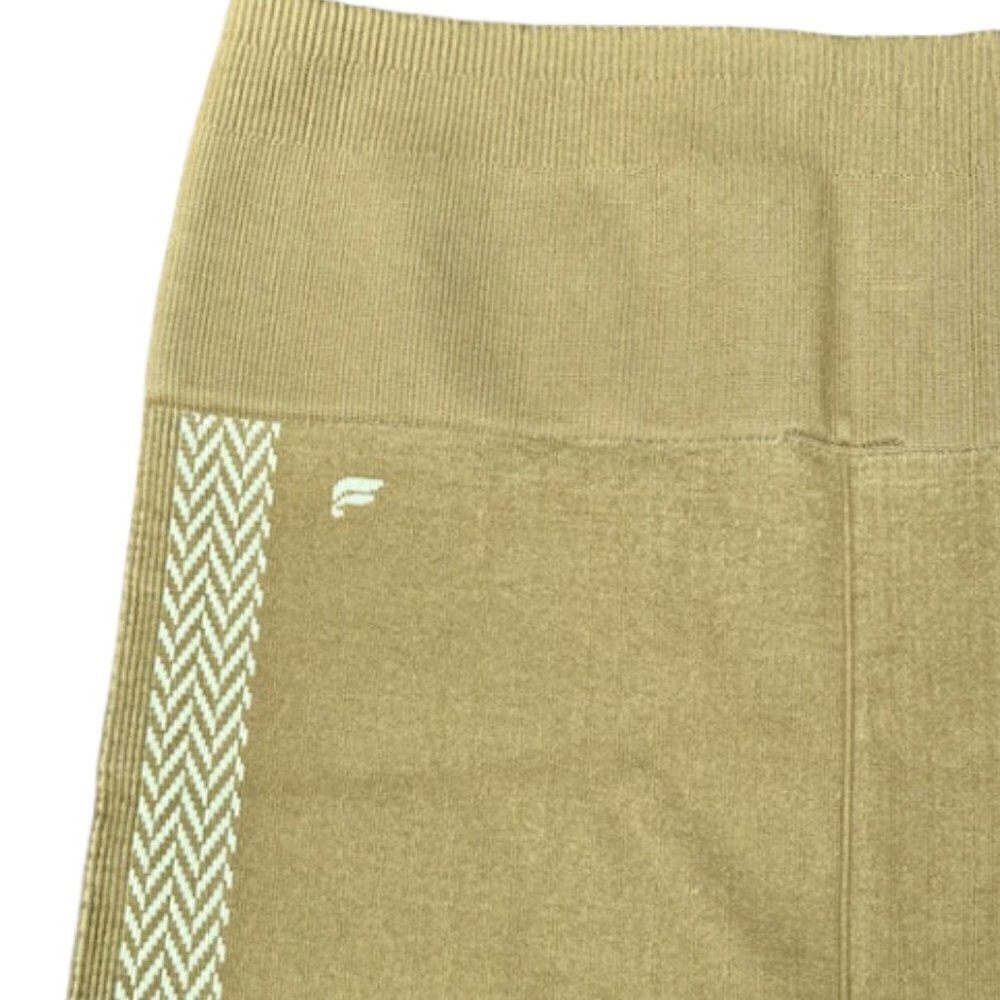Fabletics NWOT High Waisted Seamless Check Leggings Thyme/Cool Mint Size Medium - Picture 11 of 15